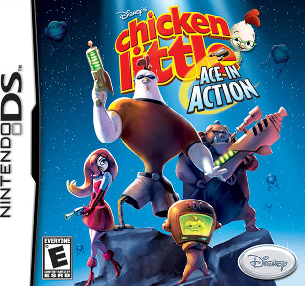Chicken Little Ace In Action box art for Nintendo DS