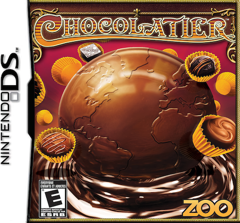 Chocolatier box art for Nintendo DS