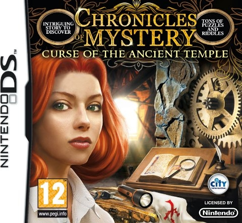 Chronicles of Mystery: Curse of the Ancient Temple box art for Nintendo DS