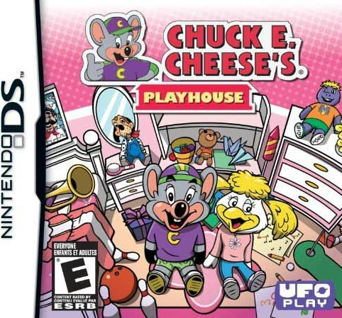 Chuck E. Cheese's Playhouse box art for Nintendo DS