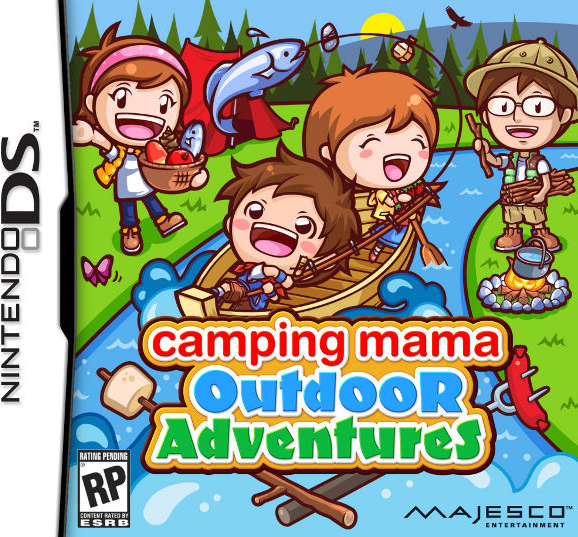 Cooking Mama World: Outdoor Adventures box art for Nintendo DS