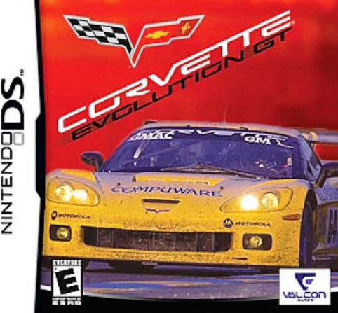 Corvette Evolution GT box art for Nintendo DS
