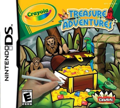 Crayola Treasure Adventures box art for Nintendo DS
