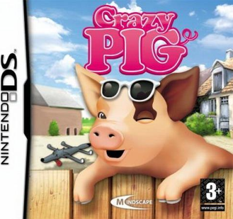 Crazy Pig box art for Nintendo DS