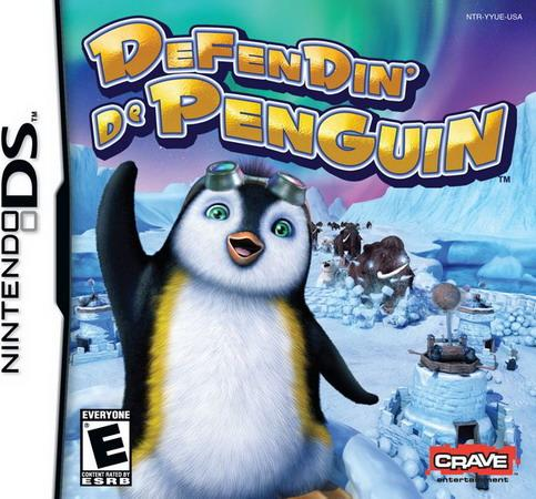 Defendin' de Penguin box art for Nintendo DS
