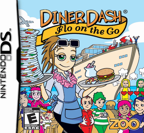 Diner Dash: Flo on the Go box art for Nintendo DS