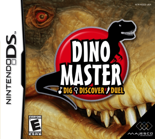 Dino Master Dig Discover Duel box art for Nintendo DS