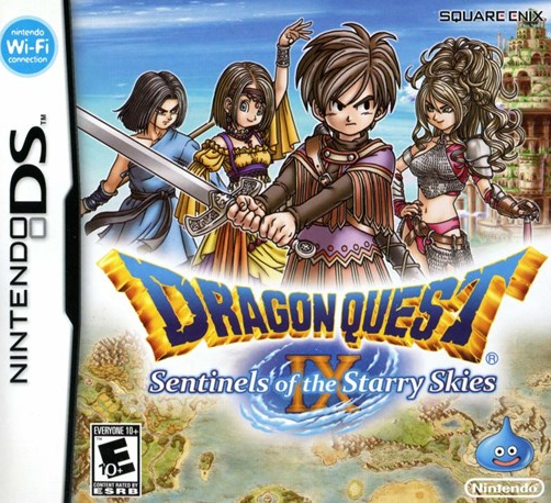 Dragon Quest IX: Sentinels of the Starry Skies box art for Nintendo DS