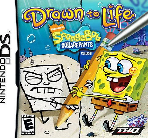 Drawn to Life SpongeBob SquarePants Edition box art for Nintendo DS
