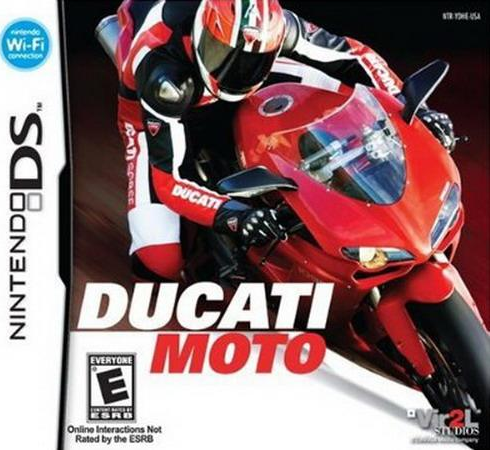 Ducati Moto box art for Nintendo DS