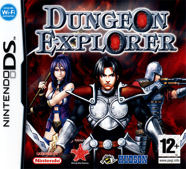 Dungeon Explorer Warriors of Ancient Arts box art for Nintendo DS