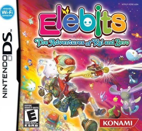 Elebits The Adventures of Kai and Zero box art for Nintendo DS