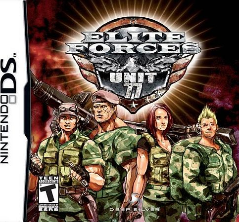 Elite Forces: Unit 77 box art for Nintendo DS