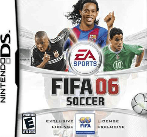 FIFA 06 box art for Nintendo DS