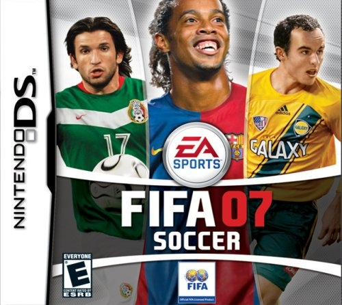 FIFA 07 box art for Nintendo DS