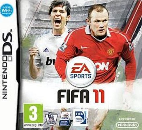 FIFA 11 box art for Nintendo DS
