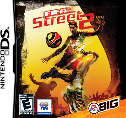 FIFA Street 2 box art for Nintendo DS