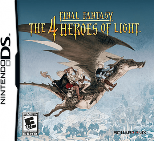 Final Fantasy: The 4 Heroes of Light box art for Nintendo DS