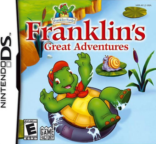 Franklin's Great Adventures box art for Nintendo DS