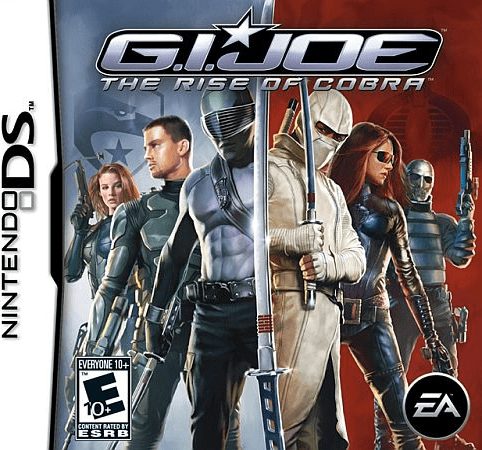 G.I. Joe: The Rise of Cobra box art for Nintendo DS