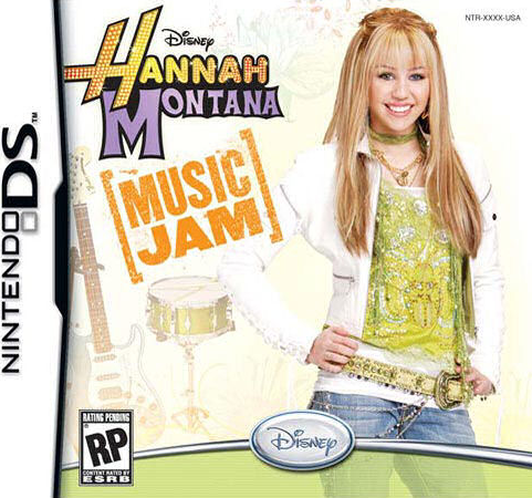 Hannah Montana Music Jam box art for Nintendo DS