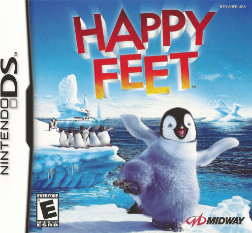 Happy Feet box art for Nintendo DS