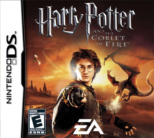 Harry Potter and the Goblet of Fire box art for Nintendo DS