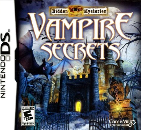 Hidden Mysteries: Vampire Secrets box art for Nintendo DS