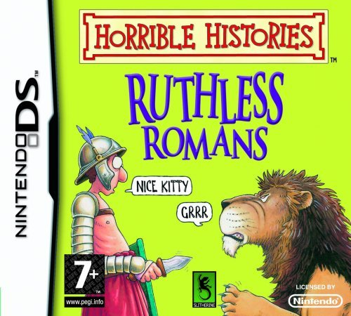 Horrible Histories Ruthless Romans box art for Nintendo DS