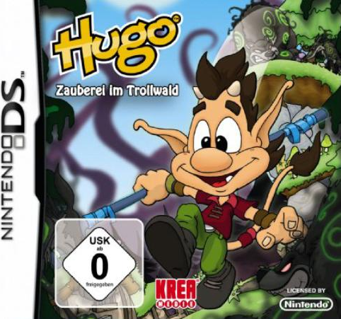 Hugo Kampen Om Krystalkortet box art for Nintendo DS