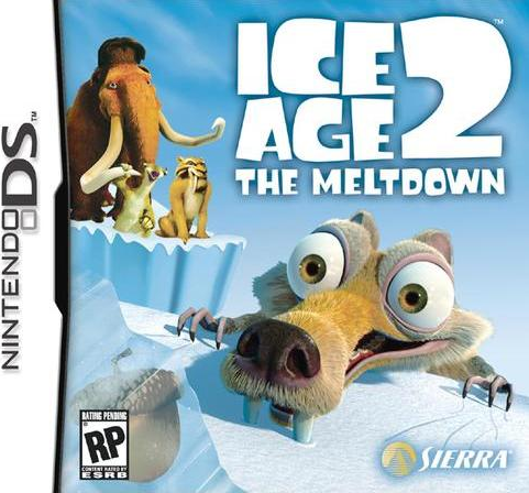 Ice Age 2 The Meltdown box art for Nintendo DS
