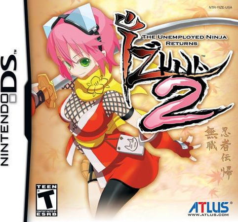 Izuna 2 The Unemployed Ninja Returns box art for Nintendo DS