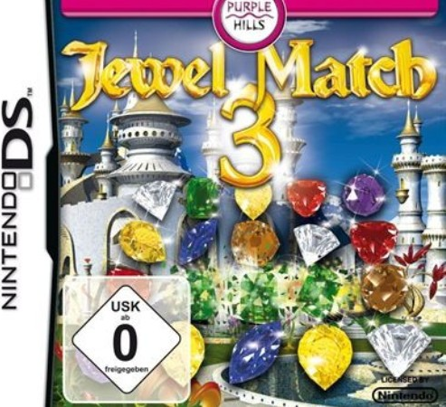 Jewel Match 3 box art for Nintendo DS