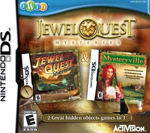 Jewel Quest Mysteries box art for Nintendo DS