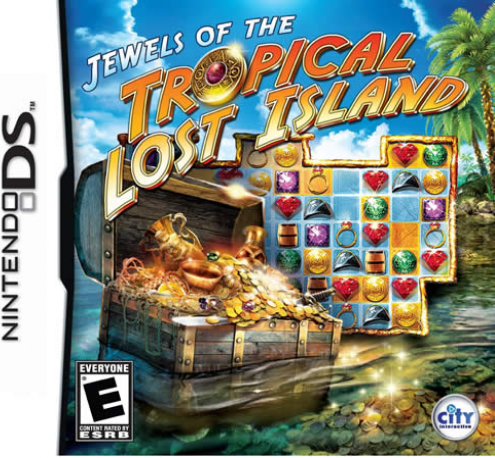 Jewels Of The Tropical Lost Island box art for Nintendo DS