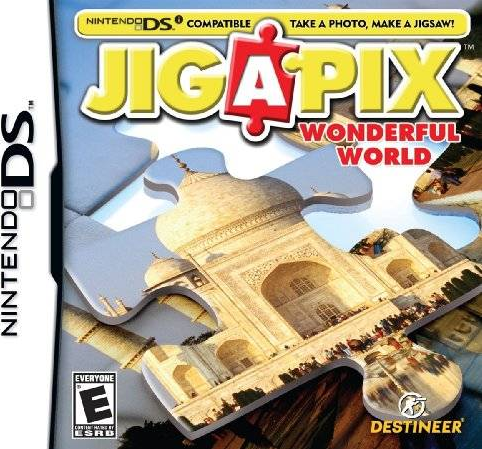 Jigapix: Wonderful World box art for Nintendo DS