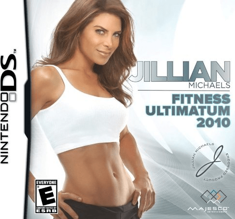 Jillian Michaels' Fitness Ultimatum 2010 box art for Nintendo DS