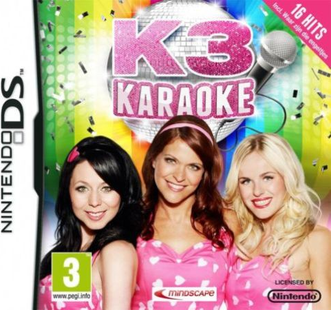 K3 Karaoke box art for Nintendo DS