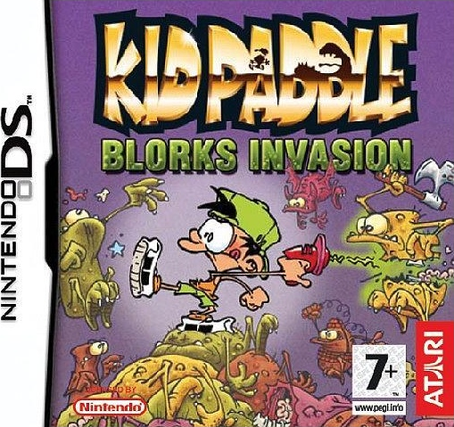 Kid Paddle: Blorks Invasion box art for Nintendo DS