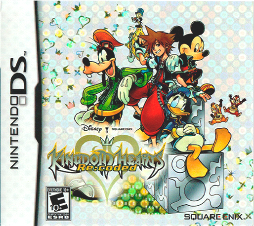 Kingdom Hearts: Re:coded box art for Nintendo DS