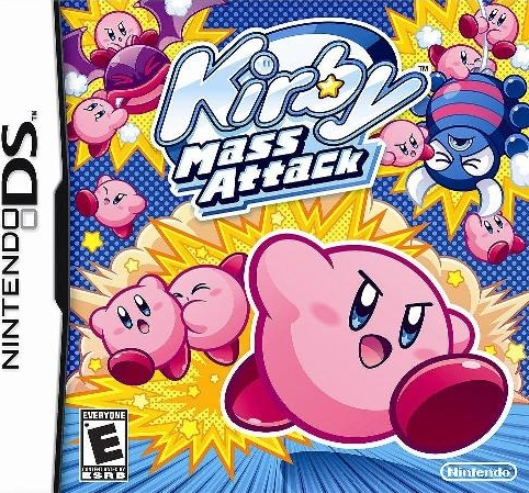Kirby: Mass Attack box art for Nintendo DS