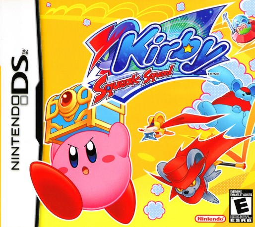 Kirby: Squeak Squad box art for Nintendo DS