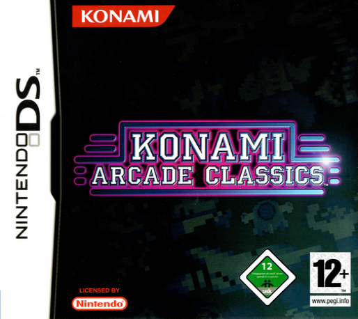 Konami Arcade Classics box art for Nintendo DS