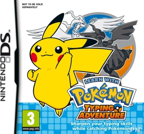 Learn with Pokemon: Typing Adventure box art for Nintendo DS