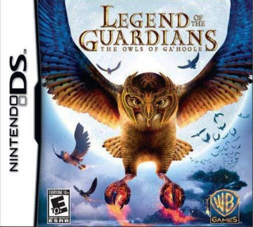 Legend of the Guardians: The Owls of Ga'Hoole box art for Nintendo DS