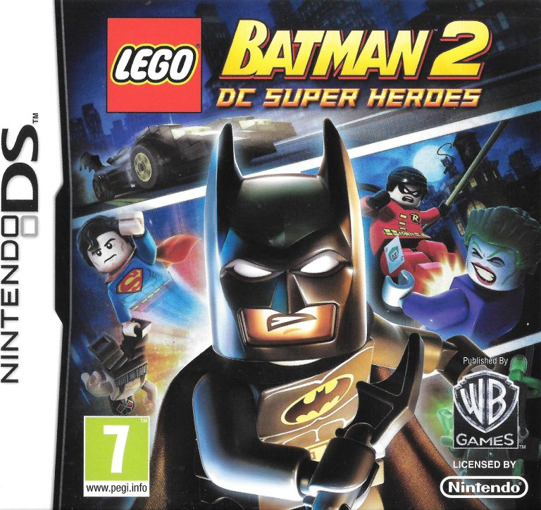 LEGO Batman 2: DC Super Heroes box art for Nintendo DS
