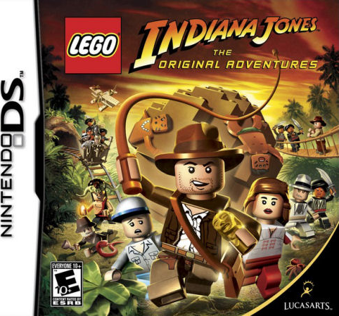 LEGO Indiana Jones The Original Adventures box art for Nintendo DS