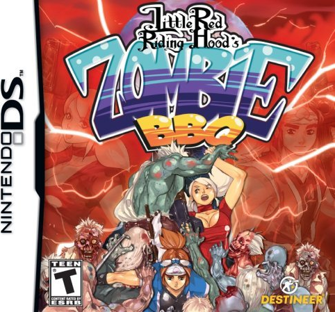 Little Red Riding Hood's Zombie BBQ box art for Nintendo DS