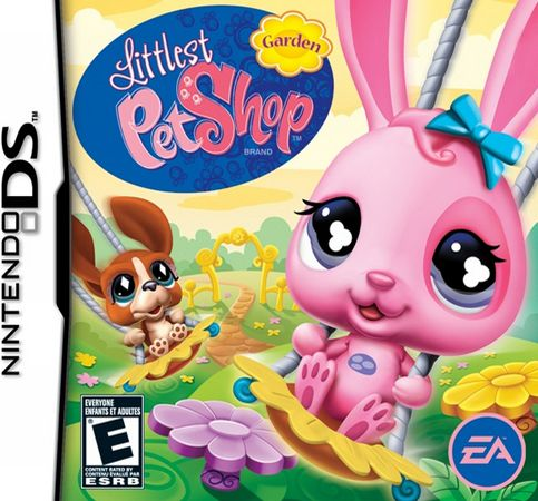 Littlest Pet Shop Garden box art for Nintendo DS