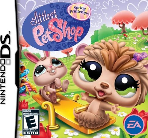 Littlest Pet Shop Spring box art for Nintendo DS